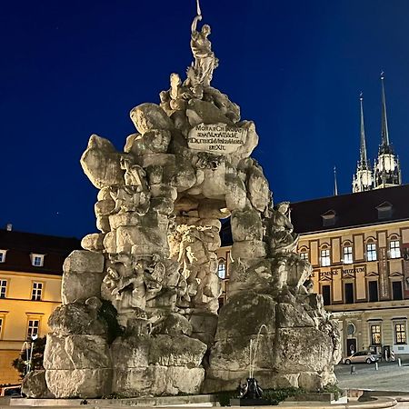 Apartman Se Saunou A Terasou S Vyhledem Na Brno Bagian luar foto