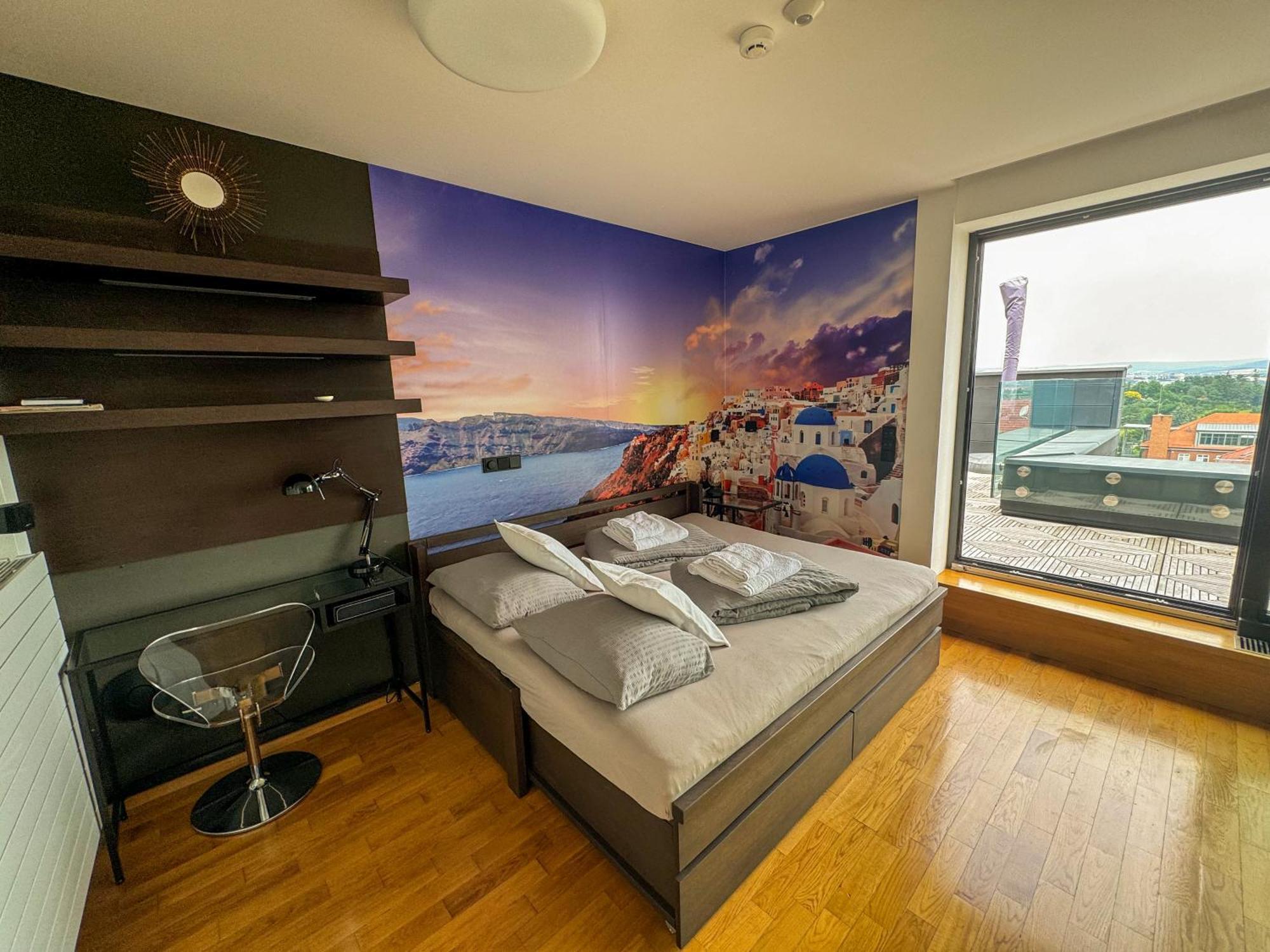 Apartman Se Saunou A Terasou S Vyhledem Na Brno Bagian luar foto
