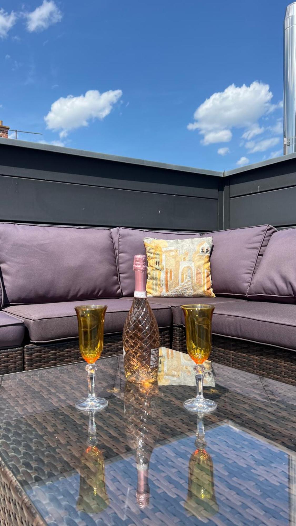 Apartman Se Saunou A Terasou S Vyhledem Na Brno Bagian luar foto