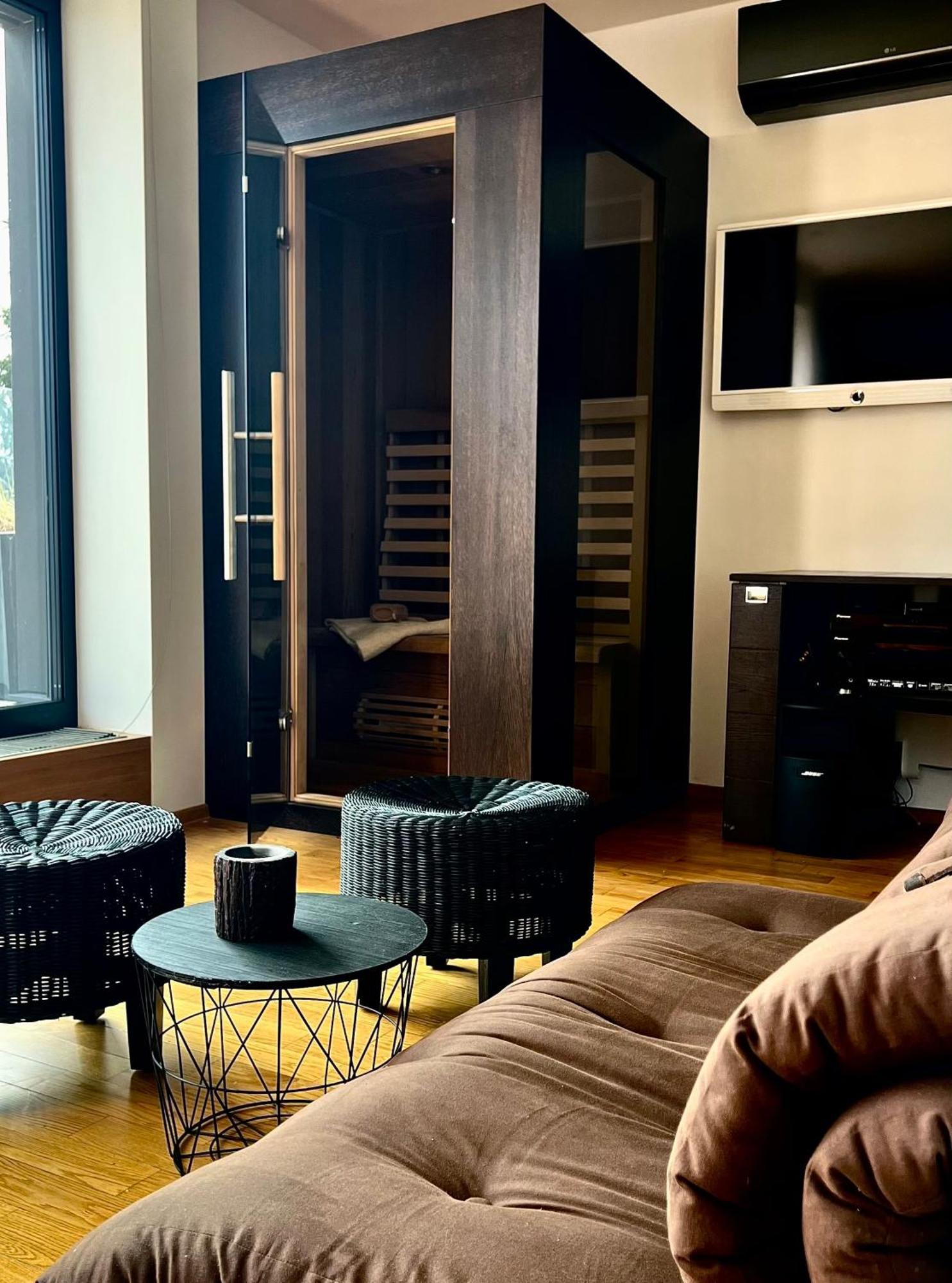 Apartman Se Saunou A Terasou S Vyhledem Na Brno Bagian luar foto